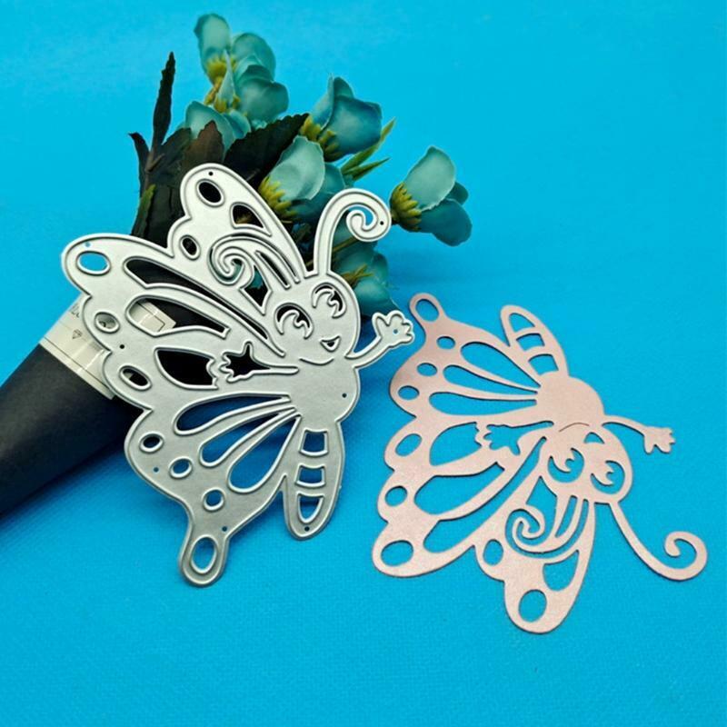 Greeting Cartoon Butterfly Carbon Steel Cutting Dies DIY Scrapbooking Photo