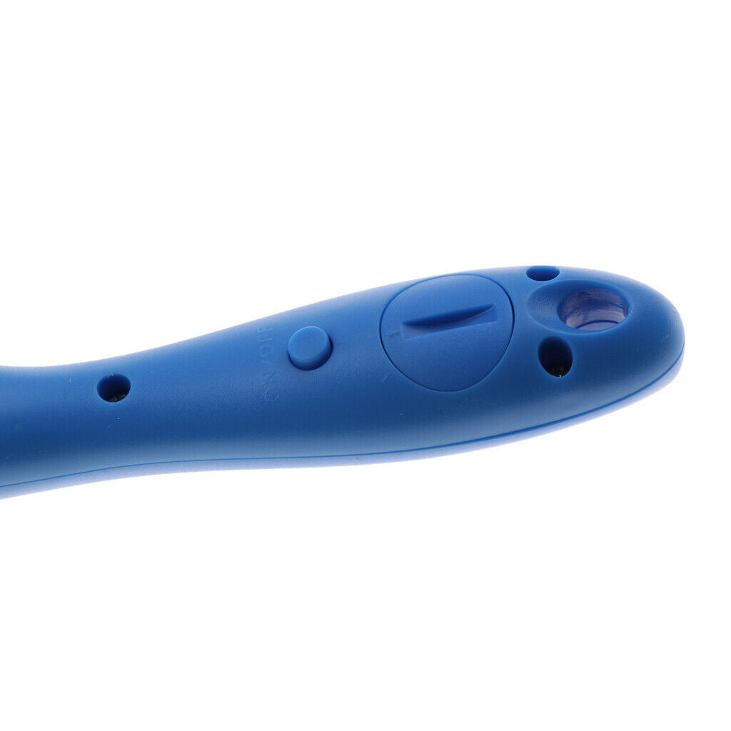 Pet Cat Dog Kitten Puppy Plastic Flea Comb Hair And Fur Grooming Brush Blue