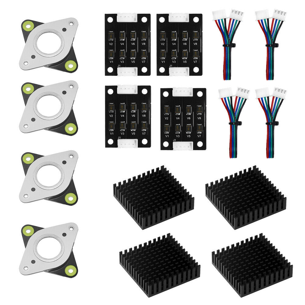 NEMA17 TL-smoother Stepper Motor + Vibration Dampers +  Sink
