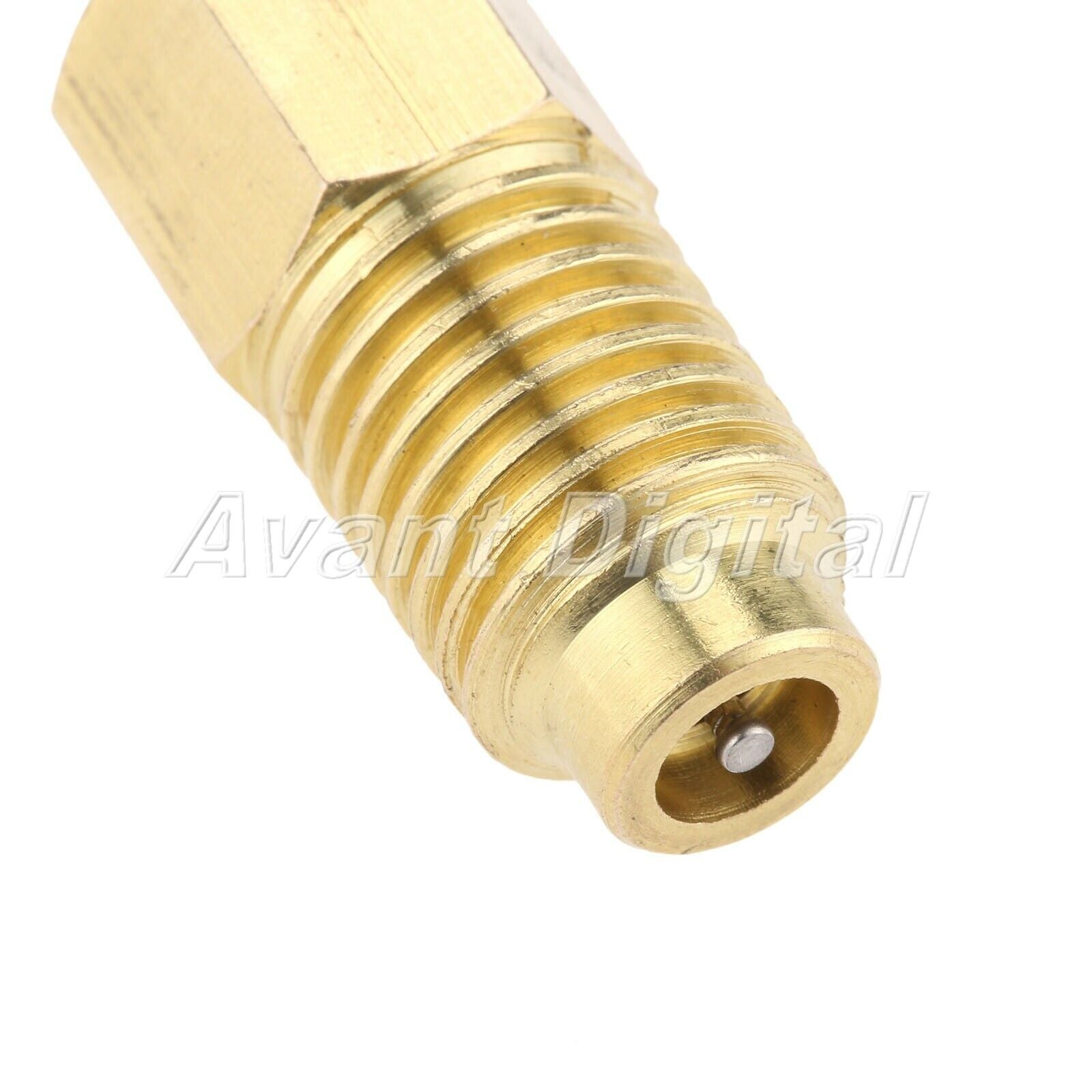 1/4" R12 To R134a Fitting Adapter Female Flare With O-ring X 1/2" Acme Male HM