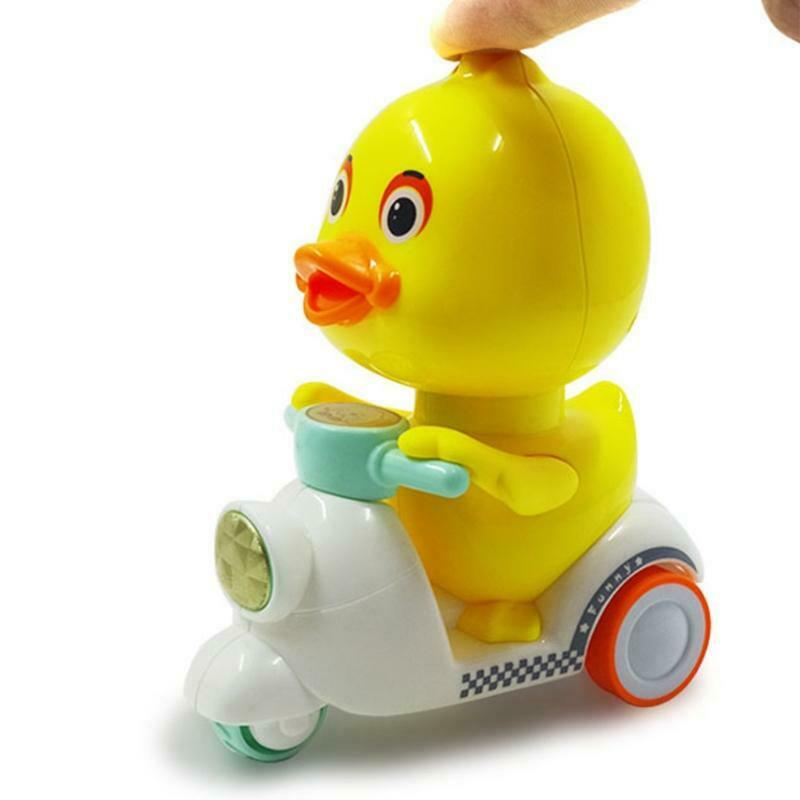 Lovely Press&Go Ducks with Rotating Head Battery Free Eco-friendly Toddler Toys