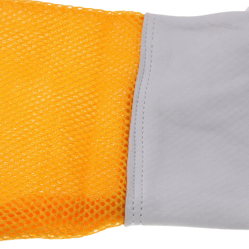 Beekeeping Protective Gloves with Vented Long Sleeves Gloves