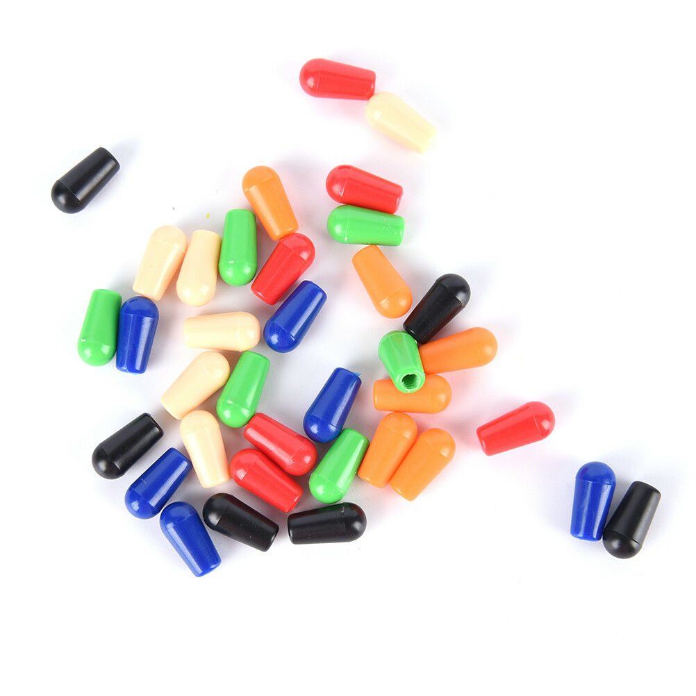 6x 4mm Toggle Switch Tip Caps Colorful for electric Guitar random colo.l8