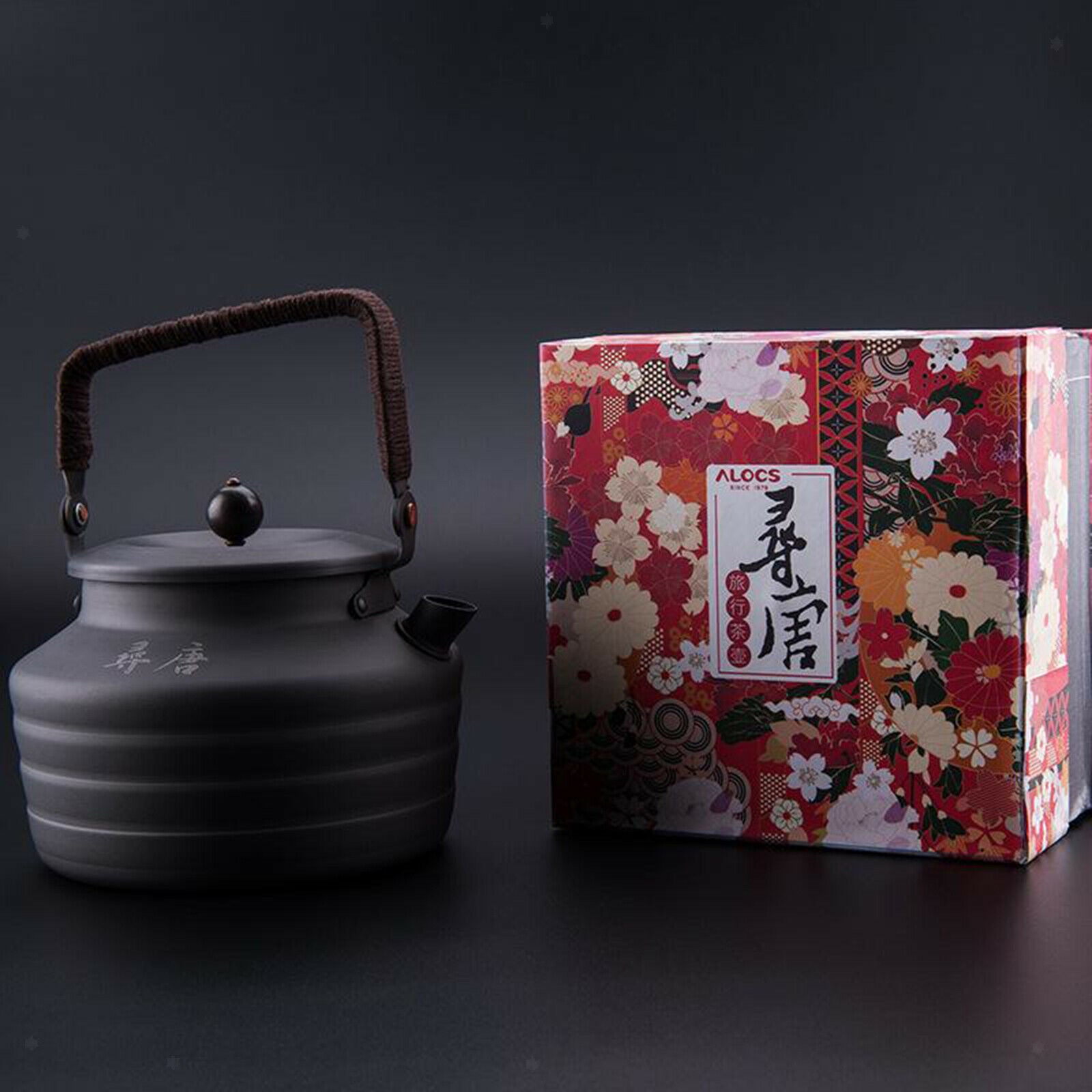 Aluminum Alloy Camping Kettle Picnic Tableware Coffee Pot Cooking Teapot