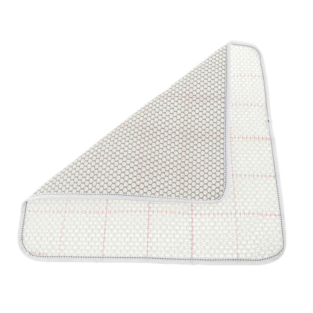 2 Pack White Square Latch Hook Rug Canvas Mat Tapestry DIY Crafts 18in 15in