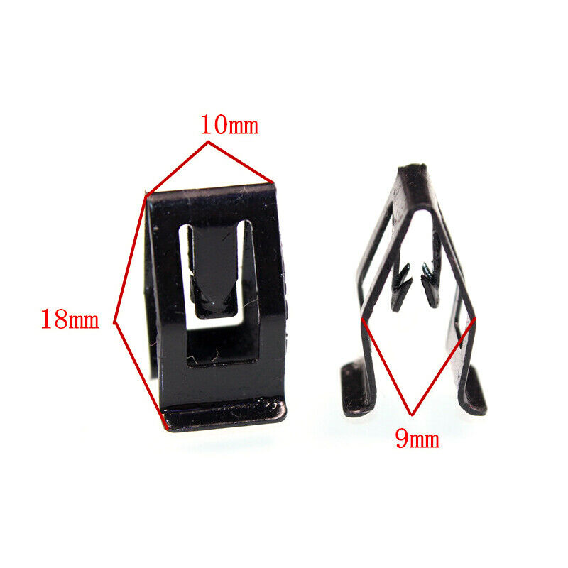 50PCS Car Console Instrument Panel Dash Dashboard Trim Retainer Fastener  Clip