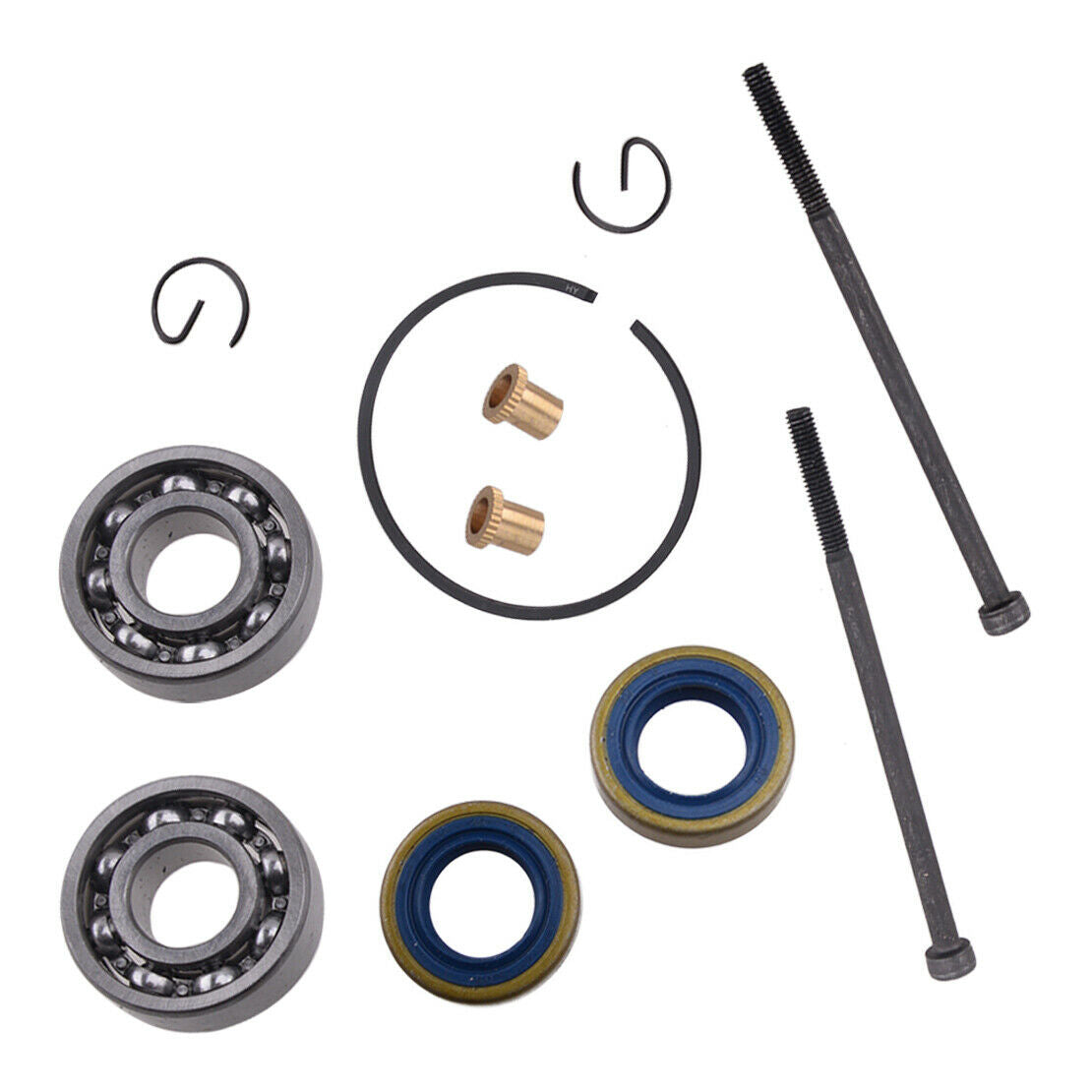 48 mm Cylinder Piston Crank Bearing Kit Gaskets fit for Jonsered 630 625 Saw