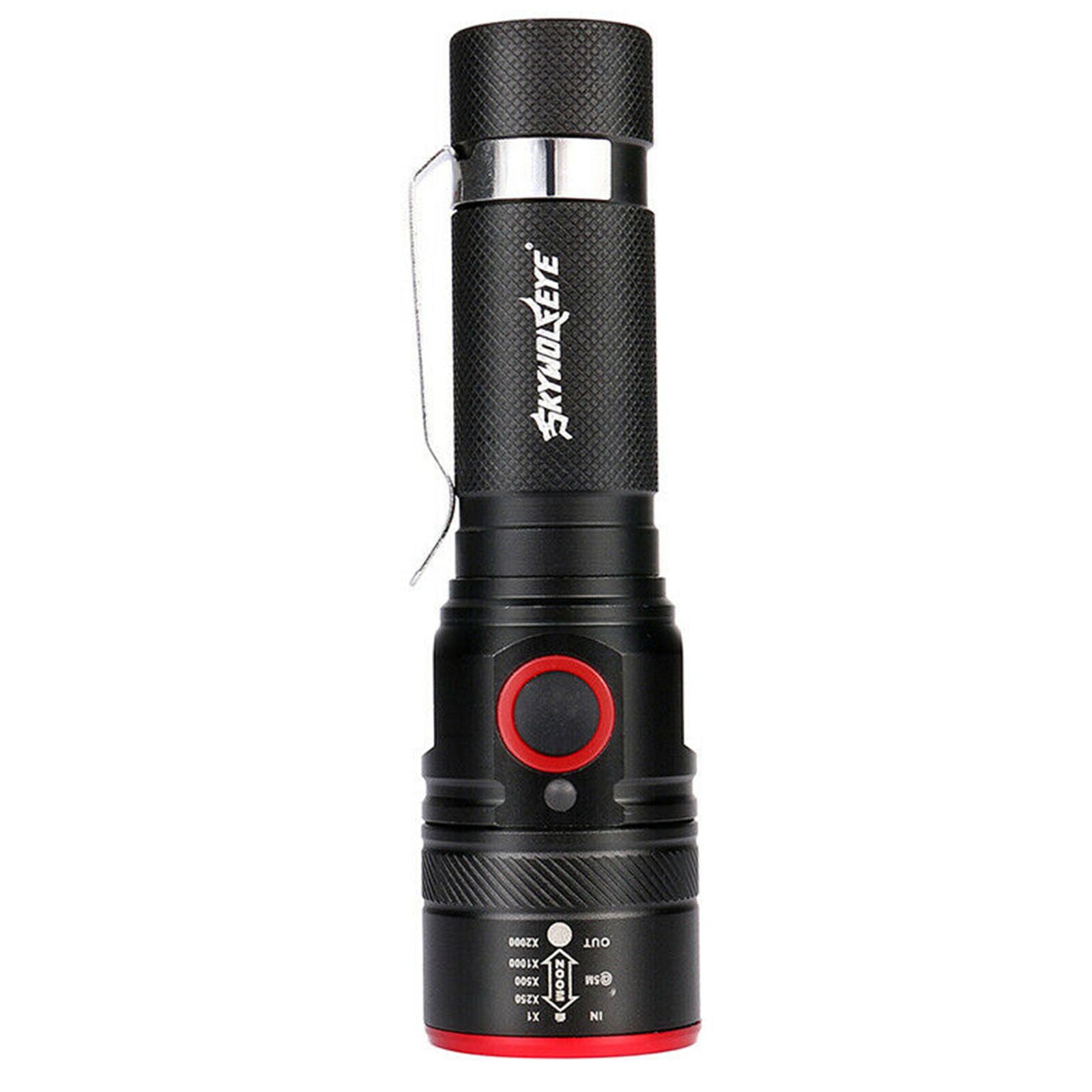 80000Lm LED Flashlight Light Zoomable