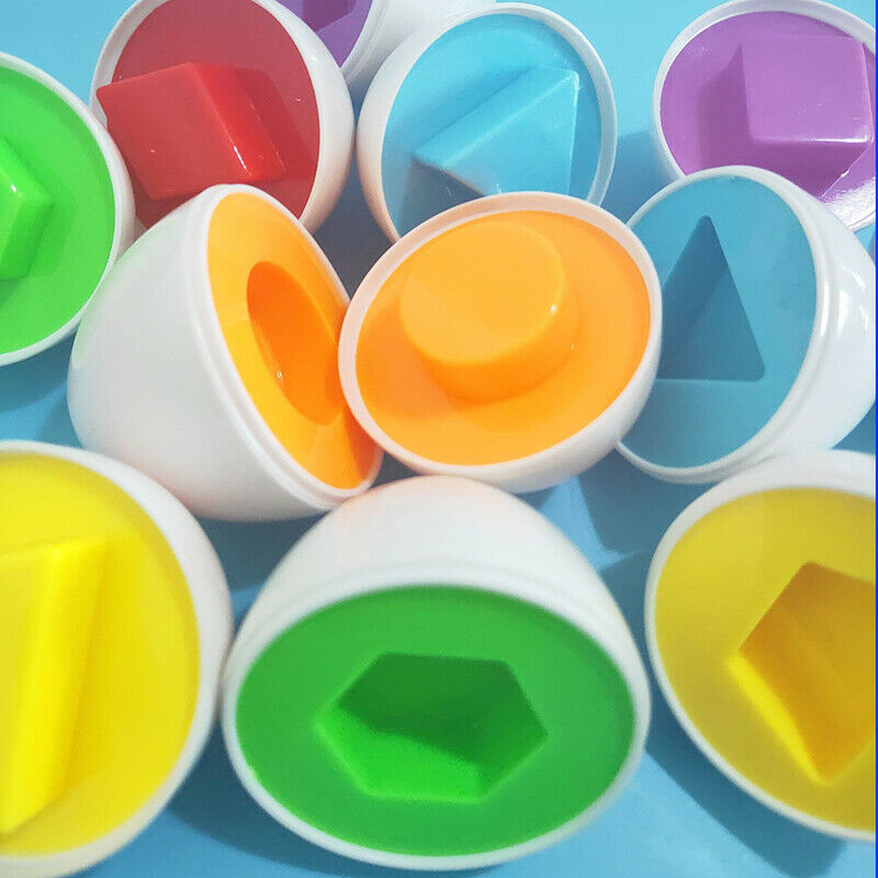 Infant Shape Matching Eggs Educational Toys Children Color Shape Recogniz.l8