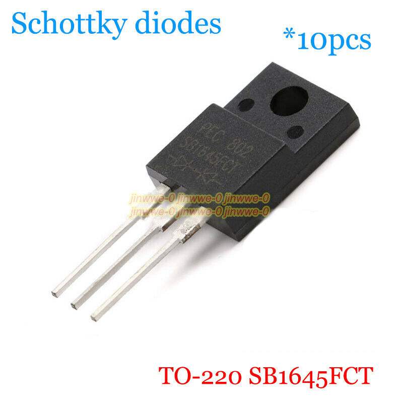 10pcs SB1645FCT Schottky diode 16A/45V TO-220 plastic package Rectifiers