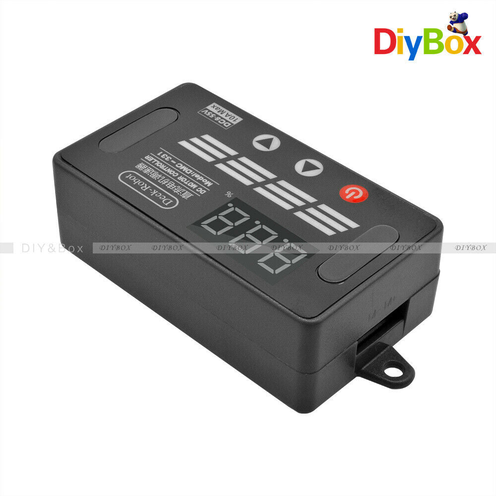 Digital LED Display 8-55V Max 10A PWM DC Motor Speed Regulator Power Controller
