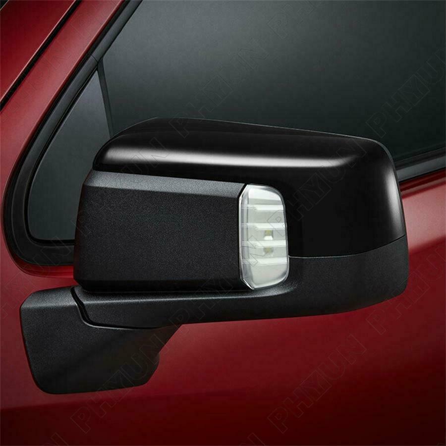 For 2019-2021 Chevy Silverado GMC Sierra1500 Side Mirror Covers Gloss Black ABS