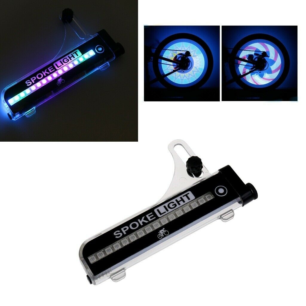 New Bicycle Wheel Lightrs 32 LED Colorful Bike Spoke Lights 21 Patterns