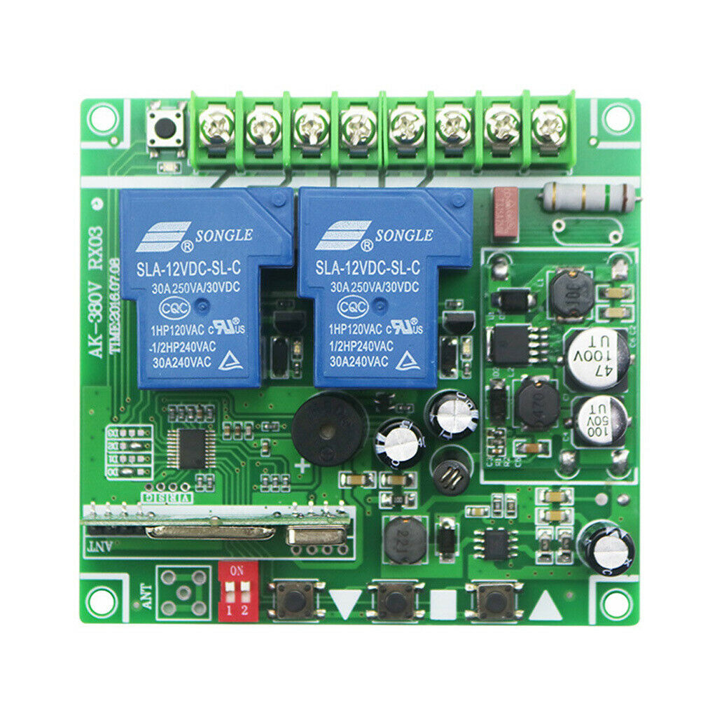 12v Relay 433MHz 2CH Wireless RF Remote Control Switch Transmitter+ Receiver