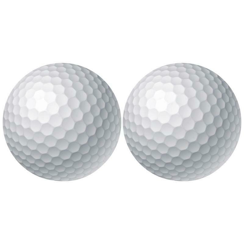 2Pcs Golf Ball Professional Indoor & Outdoor Air Balls Golf White Soft Ball