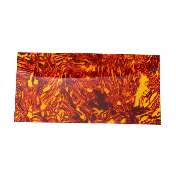 3x Celluloid Guitar Pickguard Material Scratch Plate sheet 20x10cm Tiger stripes