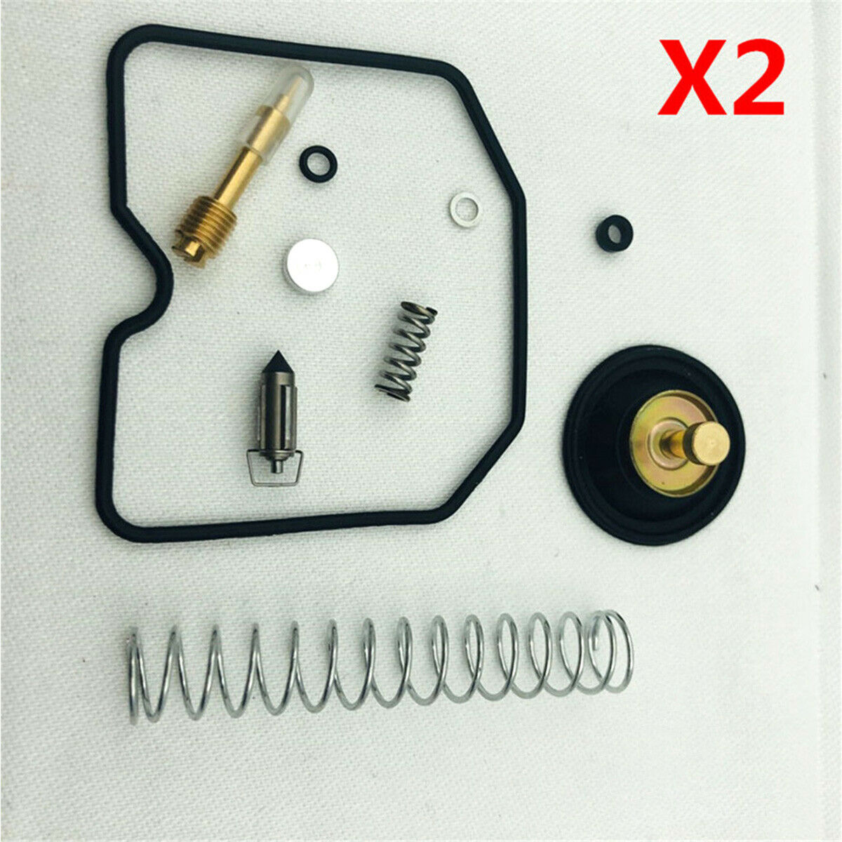 2Sets Carburetor Reconstruction Kit For Kawasaki Ninja 250R EX250F Concours 1000