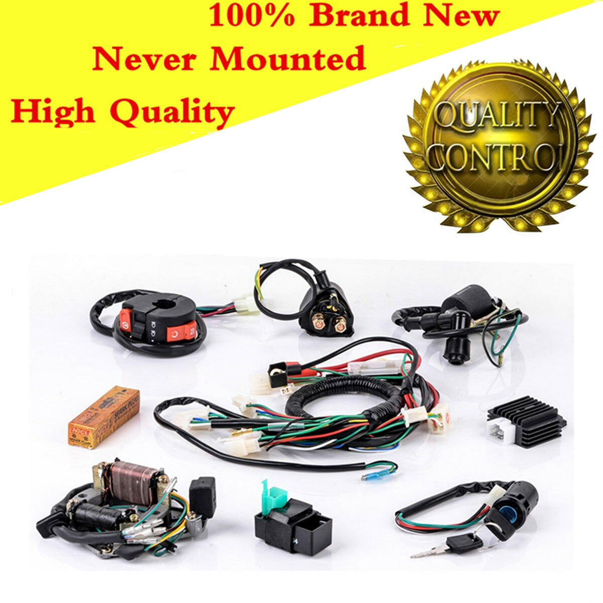 5 Pins CDI Wire Harness Stator Assembly Wiring For Chinese ATV Quad 50cc-125cc