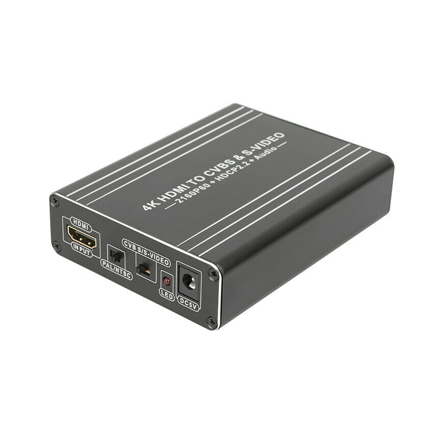 HDMI to AV Converter CVBS Composite & S-Video R/L Audio Video With Adapter