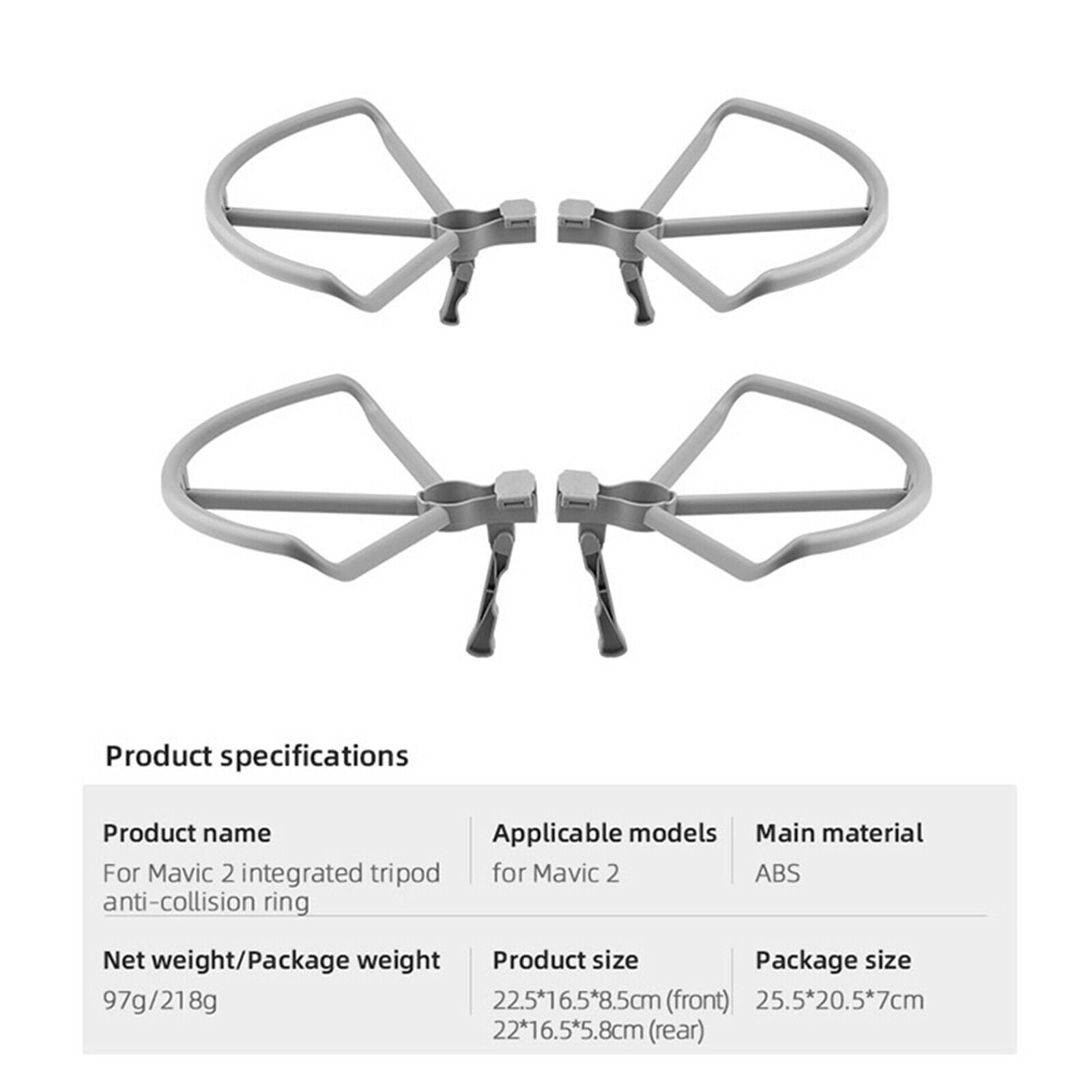 4pcs Quick-Release Propellers Guard Prop Protector Cover for DJI Mavic 2 PRO/