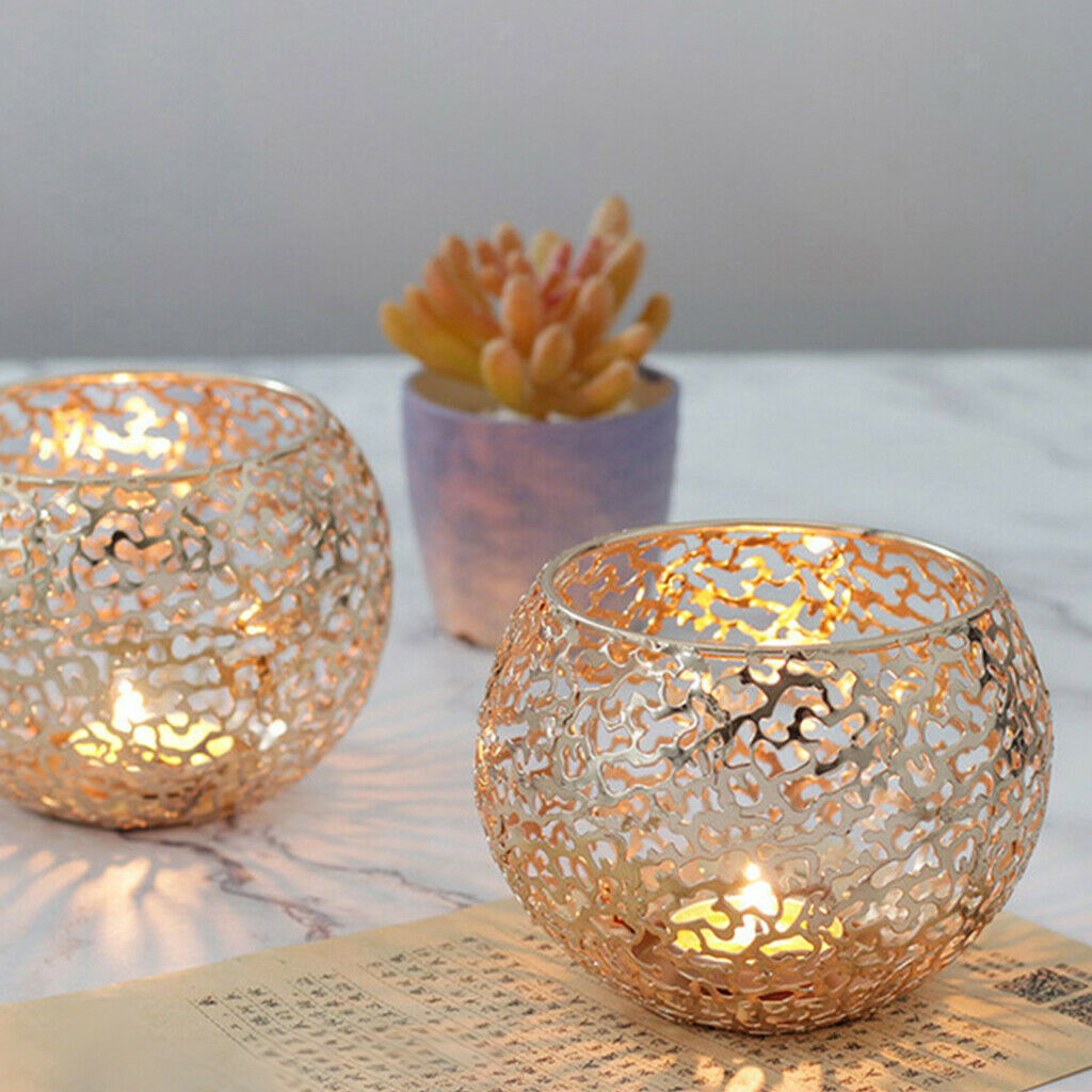 Iron Candle Stand Pillar Candlesticks Romatic Wedding Home Candle Holders
