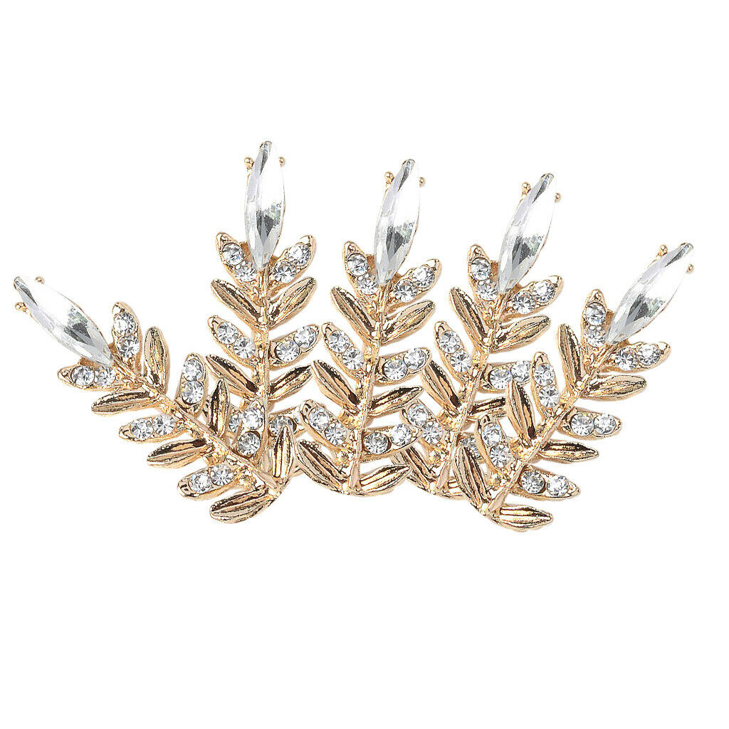 Wholesale 5PCS Clear Rhinestone Buttons Alloy Crystal Diamante Button