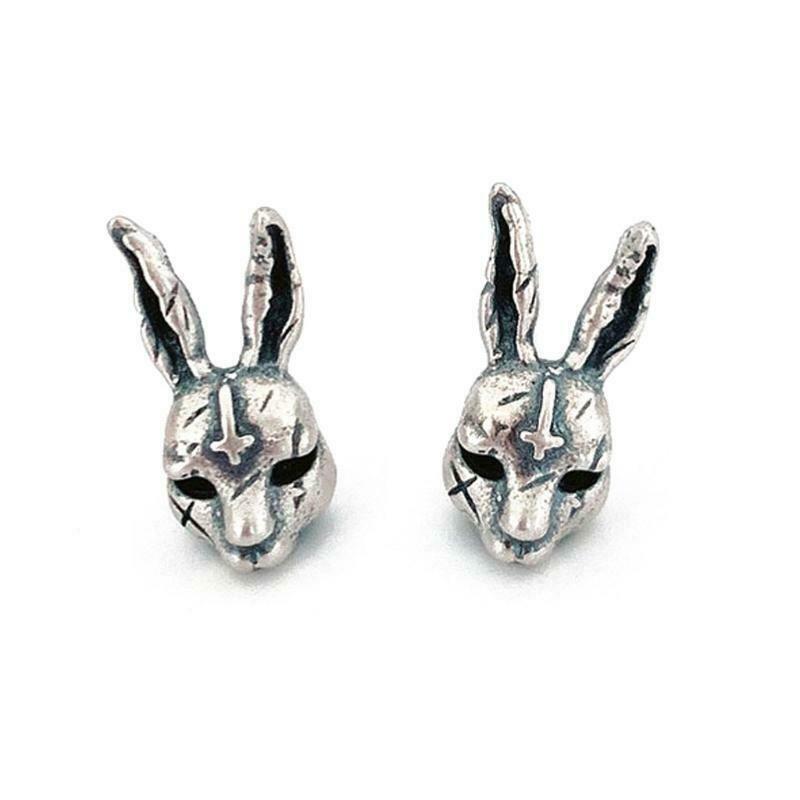 Women Retro Earrings Retro Cross Bunny Earrings for Party Costume Accessory