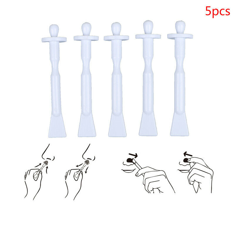 5Pcs Nose Ear Hair Removal Wax Sticks Beans Waxing Sticks Nasal Cleani.l8