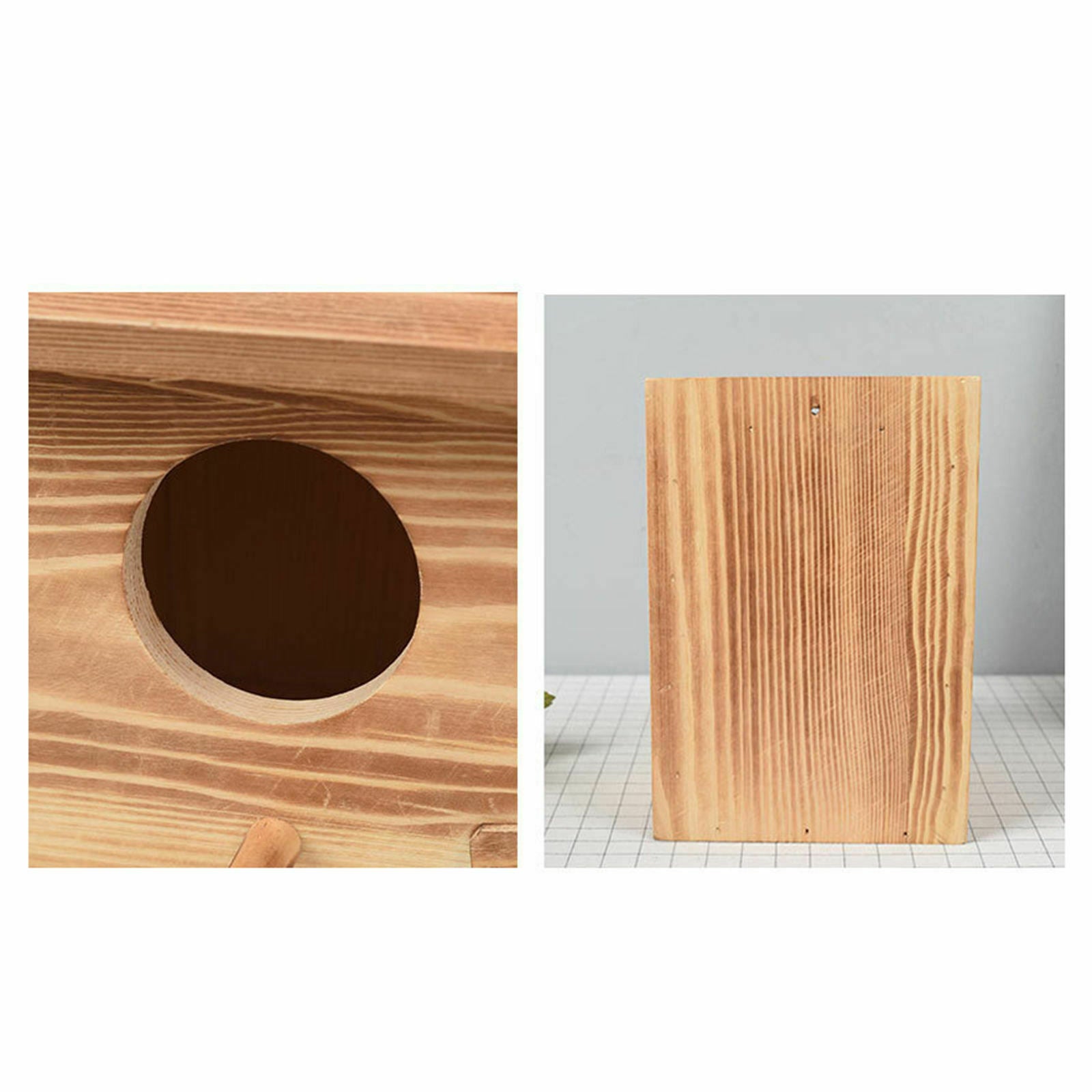 Quality Wooden Wild Bird Nest Wood Box House - Pressure Treated Long Lasting