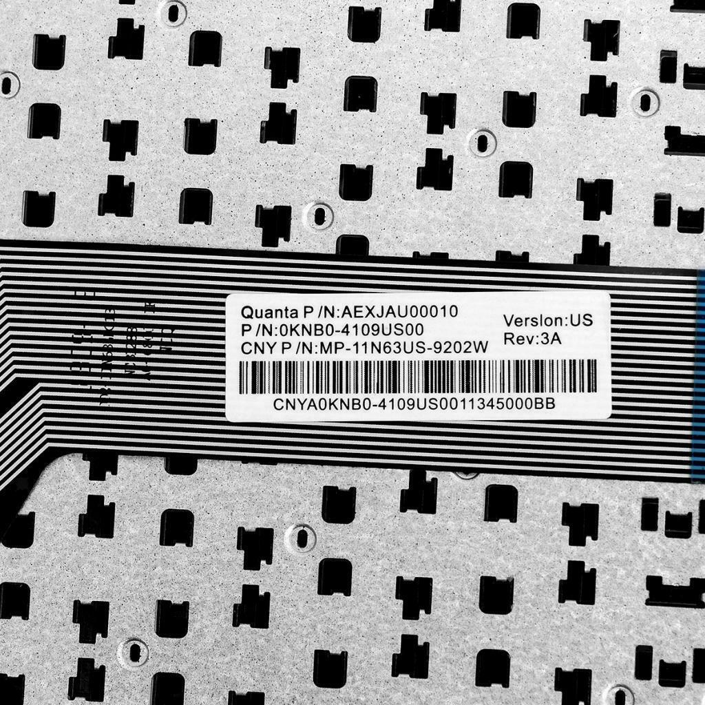 US Keyboard Replacement Repair Parts for ASUS K555 Laptop Replace Black