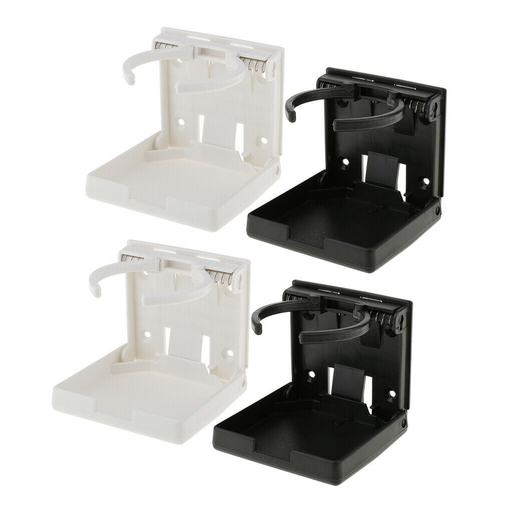 4x Universal Folding Cup Drink Holder For Boat Marine Yacht Truck RV Car Trailer
