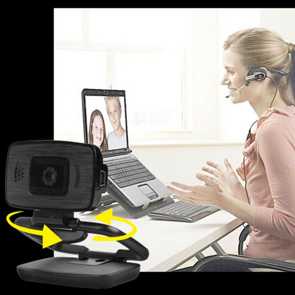 USB 2.0 HD Web Camera 720P Driver-free Webcam Microphone  For PC Laptop