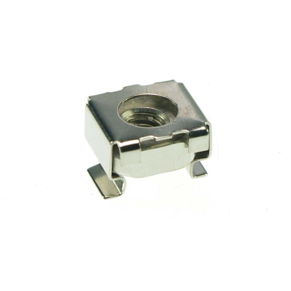 Lot25 Metric Steel M8 Retainer Cage Clip On Square Nuts Freeship to Worldwide
