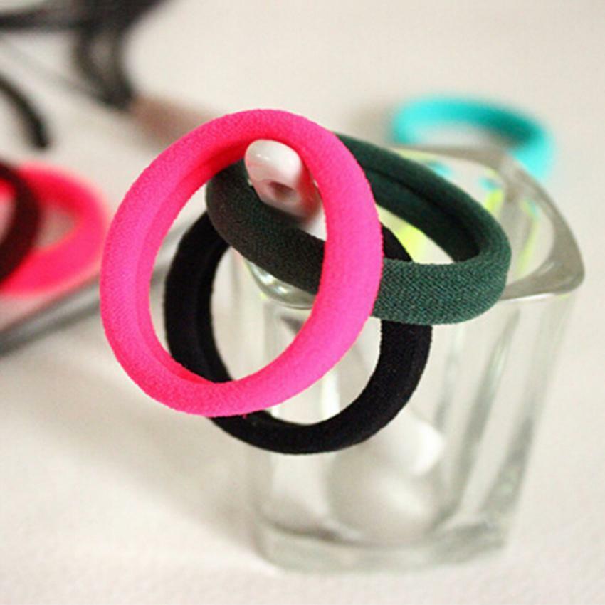Children Cute Candy Bands Girls Elastic Hair Bands Kids Sweet Hair Muticolor
