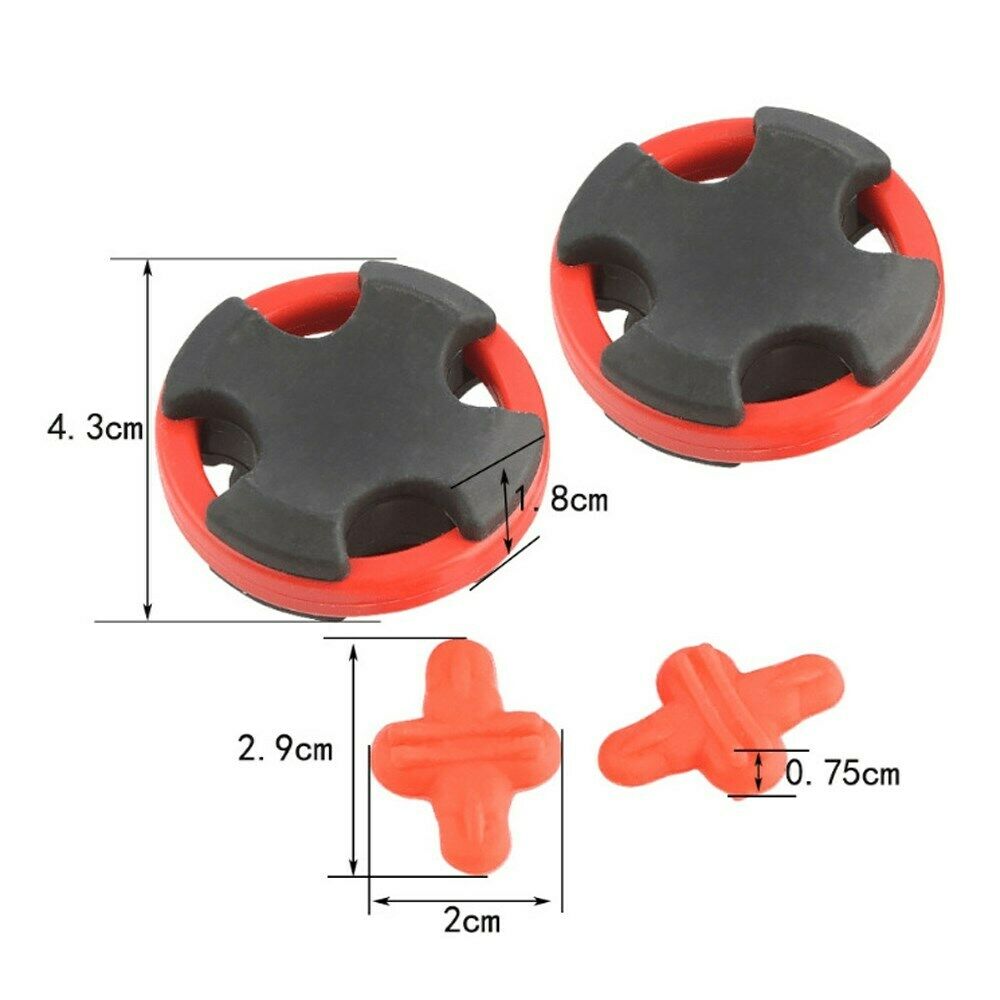 4PCS Broadband Dampener Plastic Archery Shock Absorber Stabilizer Vibration CA