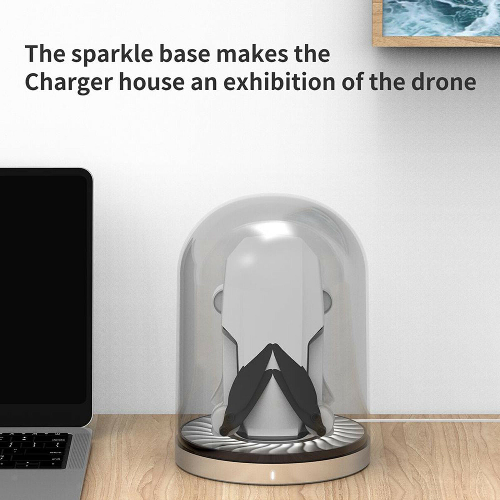 USB Safe Quick Charging Base with Cover Display Holder For DJI Mavic Mini