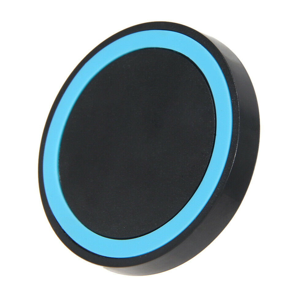 Black Qi Wireless Charger Pad Charging Receiver +  USB Cable  @