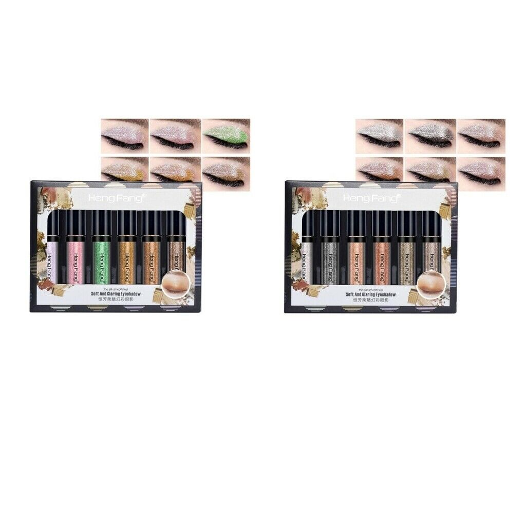 12 Pack Diamond Shiny Liquid Eye Shadow Metals Glitter Glitters Makeup