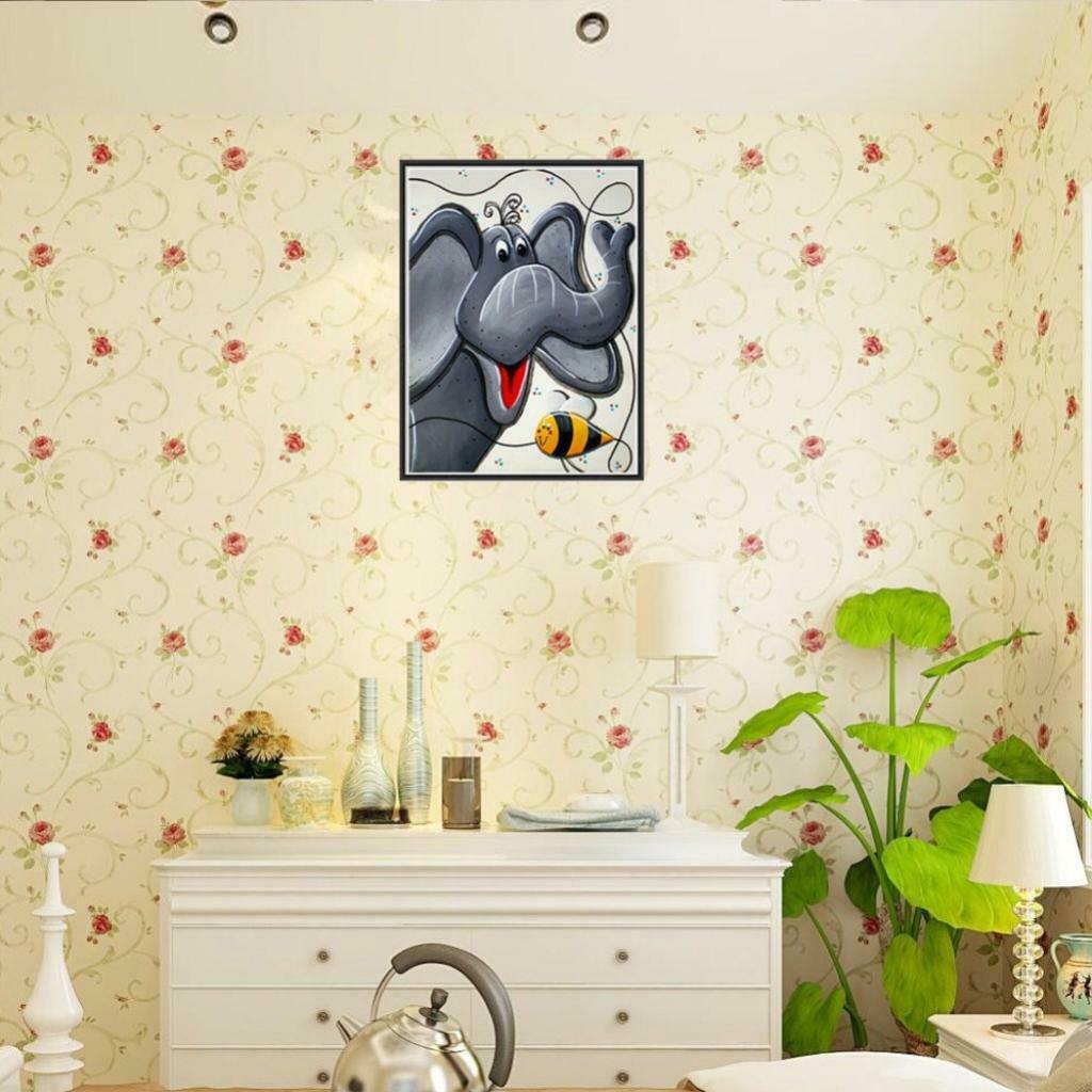 5D Diamond Painting Cartoon Animal Picture Crystals Embroidery Arts Elephant
