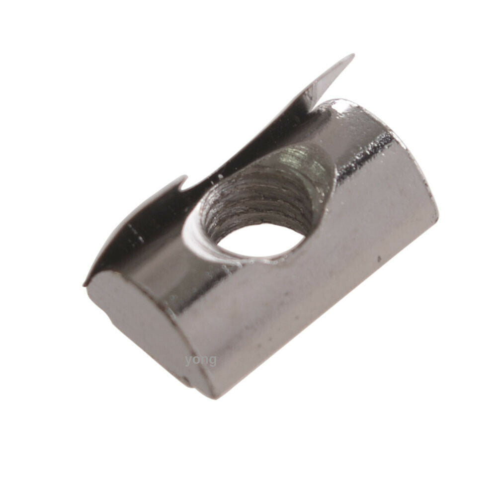 10Pcs 20Series Aluminum Drop-in T-slot Sliding T-nut Block with Spring M4