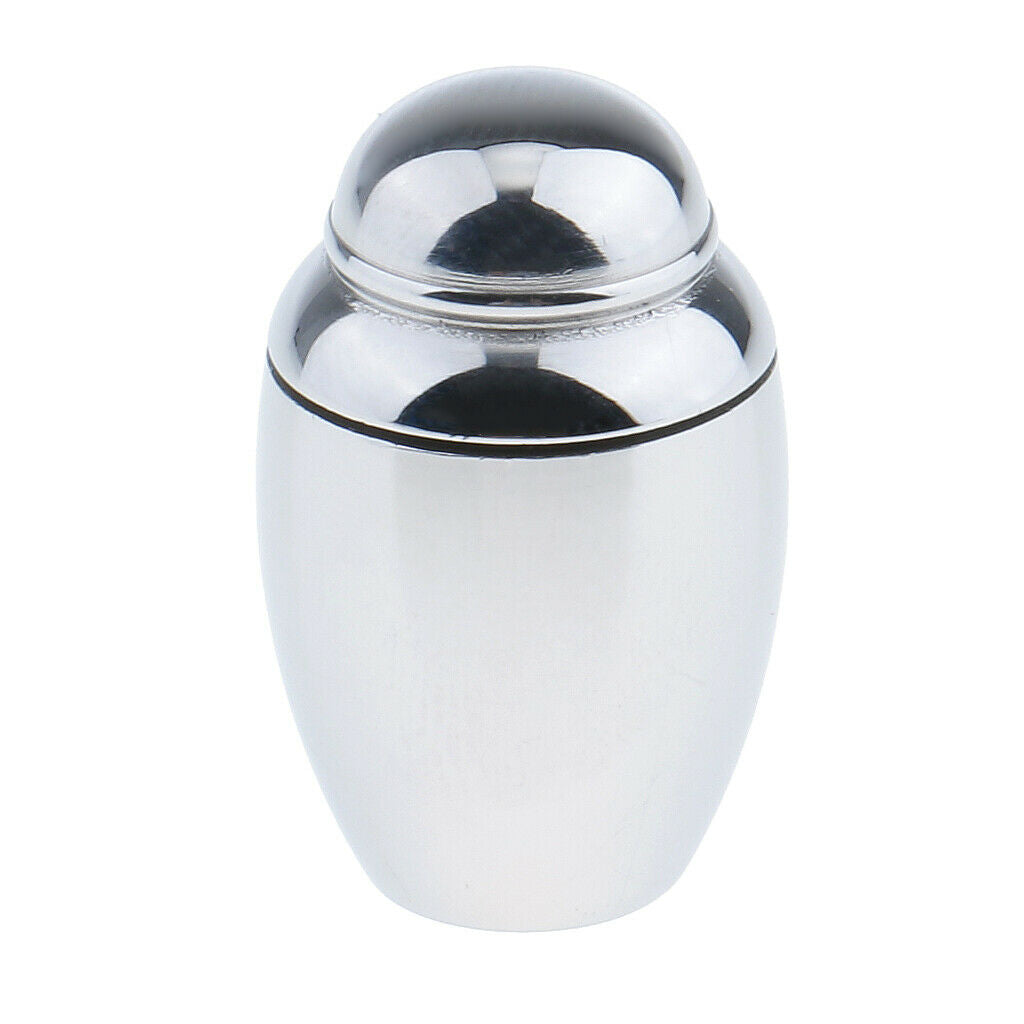 5Pcs Memorial Ashes Vial Urn Keepsake Holder Feather Container Jar Funeral