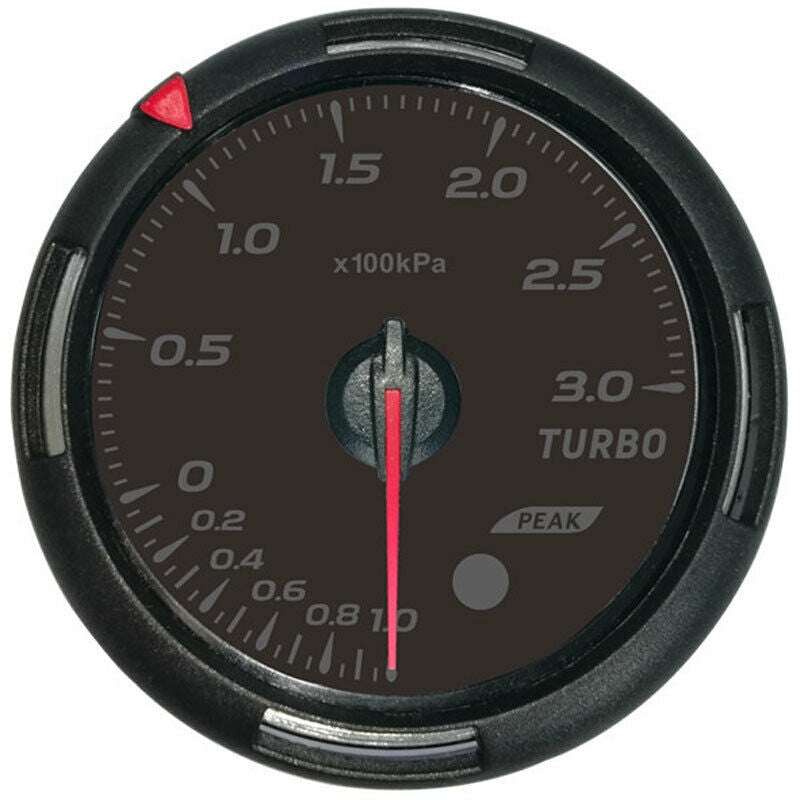 60MM/2.5'' Turbo Boost Gauge with sender Racing instrument 64 color of backlight