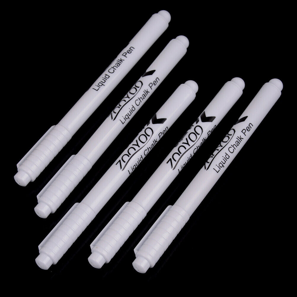 3PCS New white liquid chalk pen marker chalkboard blackboard pen erasable WL SJ