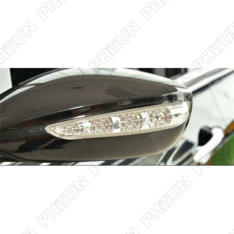 For 2011-15 Hyundai Sonata 8th i45 Left Turn Signal Mirror Light Lamp Clear Lens