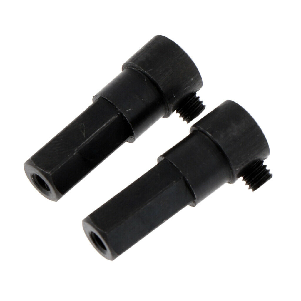 2Pcs RC Upgrade Metal Rear Axle Shaft Adapter for 1:16 WPL B-16 RC Car