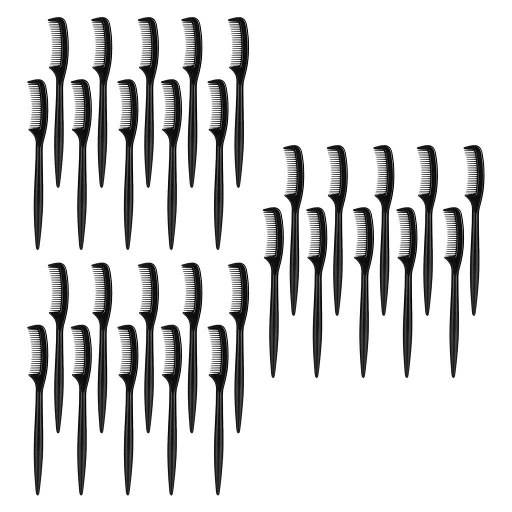 Lots 30 Travel Plastic Eyebrow Extension Combs Brushes Makeup Tools Set