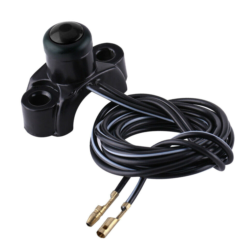 Motorcycle 7inch/8 inch Handlebars Engine Stop Start Kill Button Switch -Black