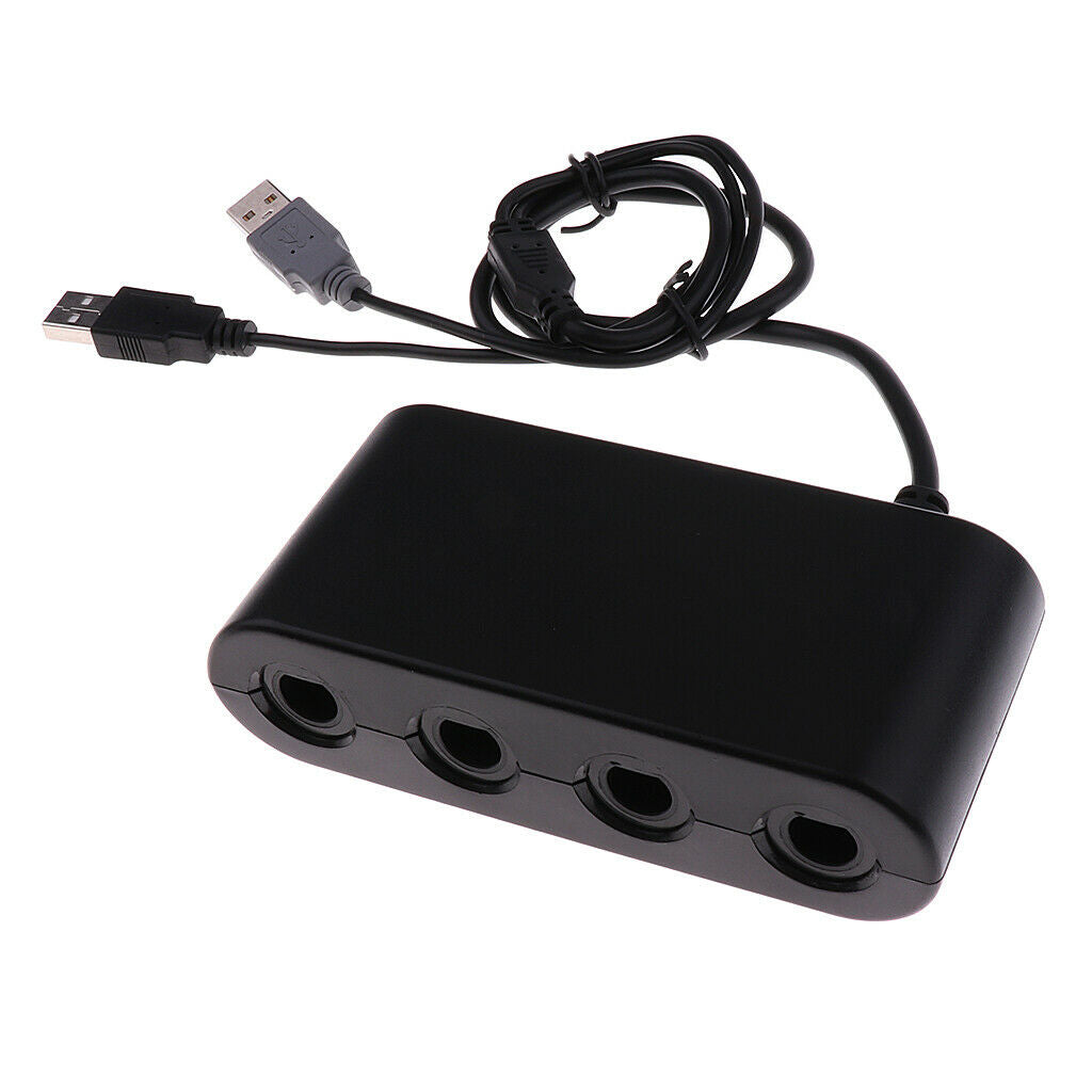 4 Ports for  USB Controller Adapter Converter for  Wii U & PC Super Smash