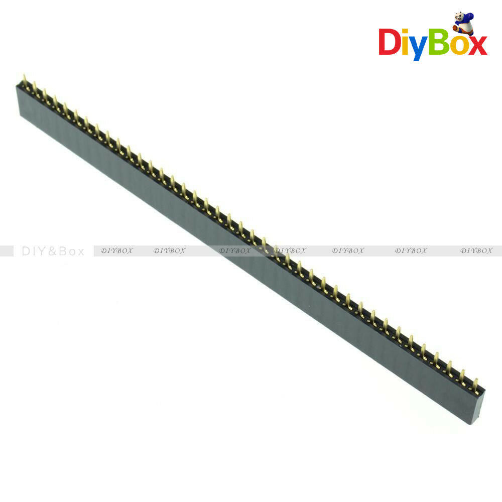 10Pcs 40pin 2.54mm Single Row Straight Female Pin Header Strip PBC Arduino kit