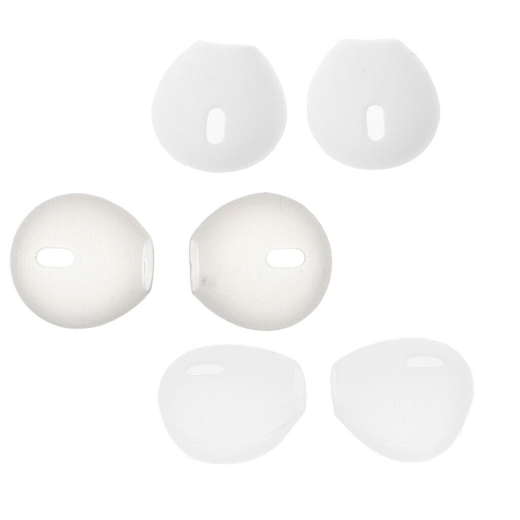 3Pairs Earphone Silicone Cover Rubber Soft Ear Tips Earbuds Caps for Airpods